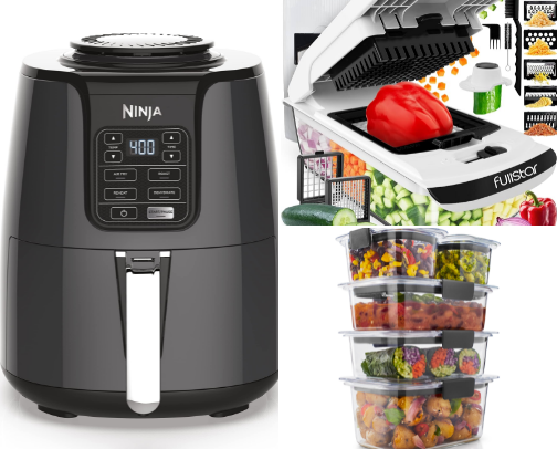 Modern Home Essentials: Smart Solutions for Kitchen & Living cover photo collage