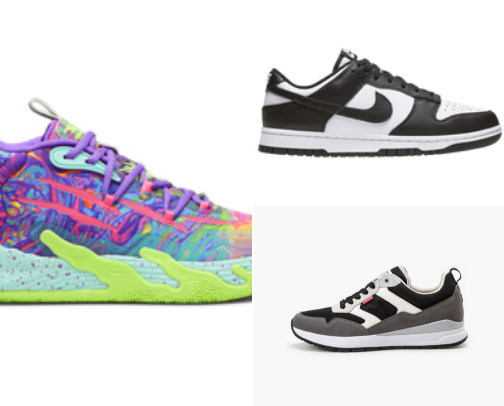 Random shoe recommendations cover photo collage