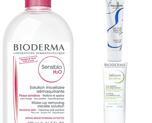 skincare cover photo collage
