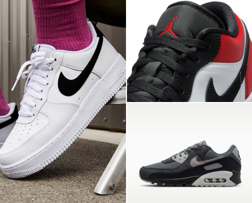 Classic Nike Sneakers cover photo collage