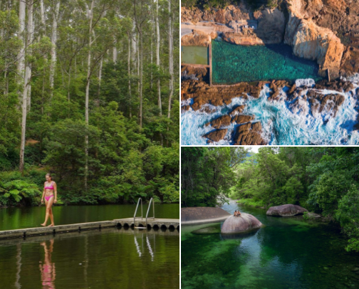 Australia's Most Incredible Swimming Holes 🏊🏼‍♀️ cover photo collage