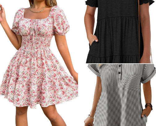 Casual Dresses cover photo collage