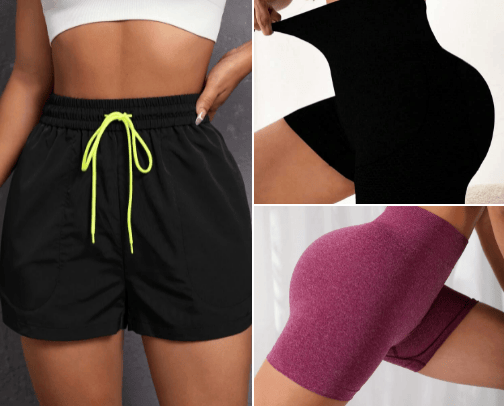 SHEIN Gym Wear favorites cover photo collage