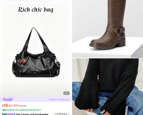 SHEIN haul cover photo collage