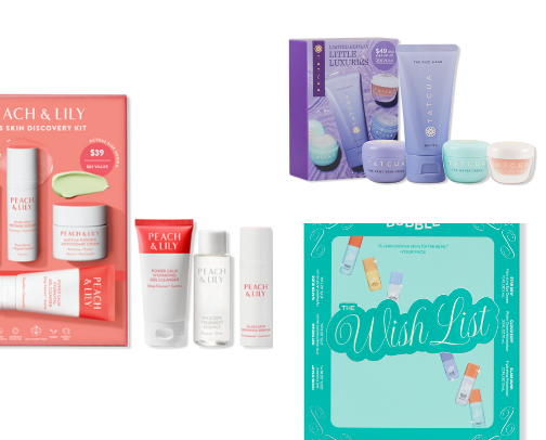 Gift sets cover photo collage