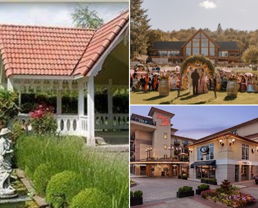 Eugene-Area Wedding & Event Venues cover photo collage