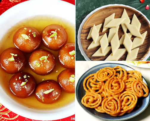 Indian Sweets cover photo collage