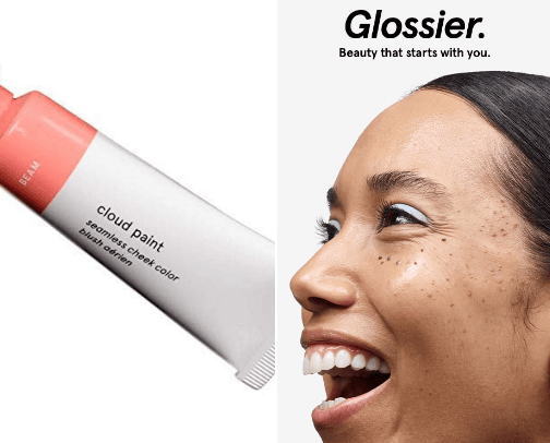 GLOSSIER best finds cover photo collage
