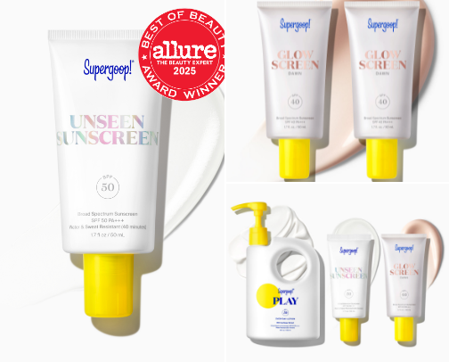Supergoop! cover photo collage