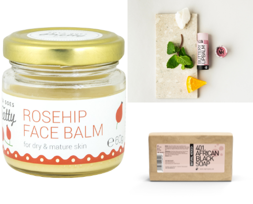 Natural beauty for icons cover photo collage