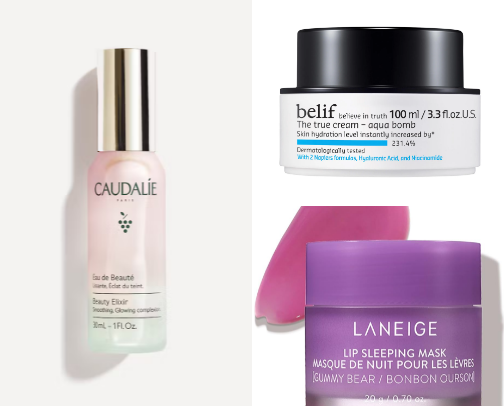 Favorite Skincare Products cover photo collage