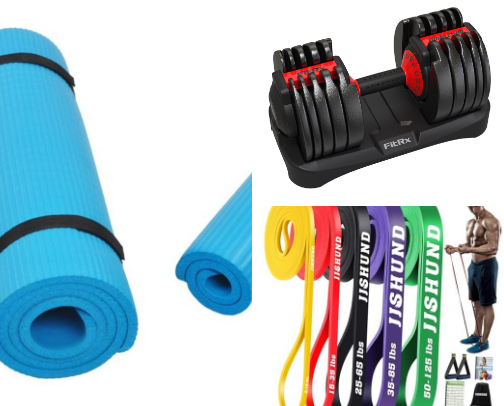 Fitness essentials for a Healthy, Active lifestyle cover photo collage