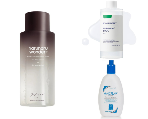 skincare cover photo collage