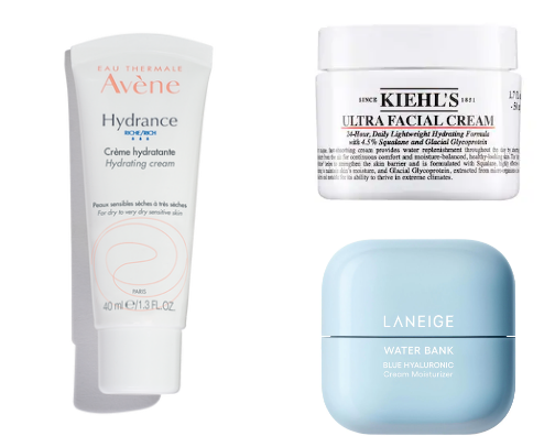 Skincare products for dry and acne prone skin!🫧 cover photo collage