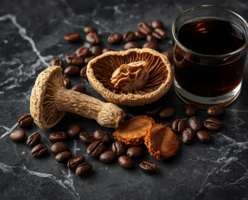 Mushroom Coffee for Perimenopause & Menopause — Blends, Extracts & Morning Ritual Picks cover photo collage