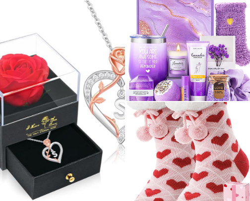 V day gifts for HER cover photo collage