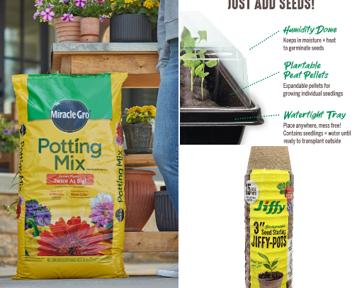 Get into gardening cover photo collage