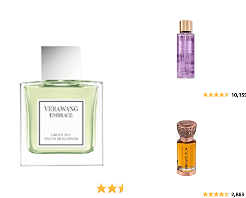 Parfumes Amazon.com cover photo collage