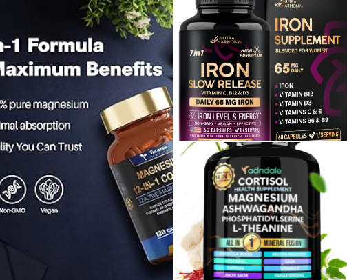 Supplements for Achieving a Healthy Life cover photo collage
