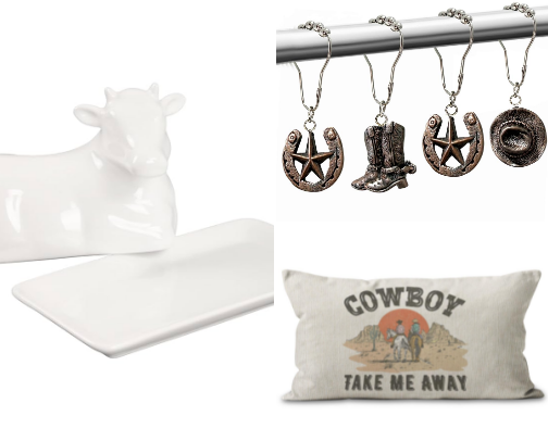 Western decor cover photo collage