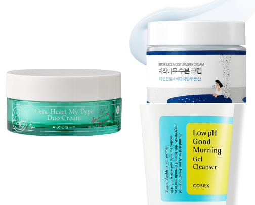 T-zone skin Korean care🌿 cover photo collage