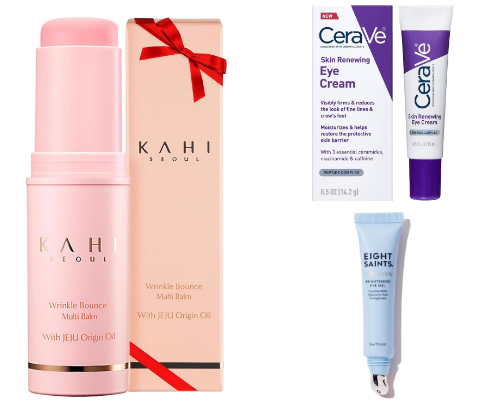 Say goodbye to fine lines and dark circles! cover photo collage