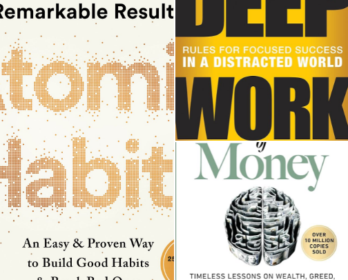 Personal Growth Books I'd Recommend to Anyone cover photo collage