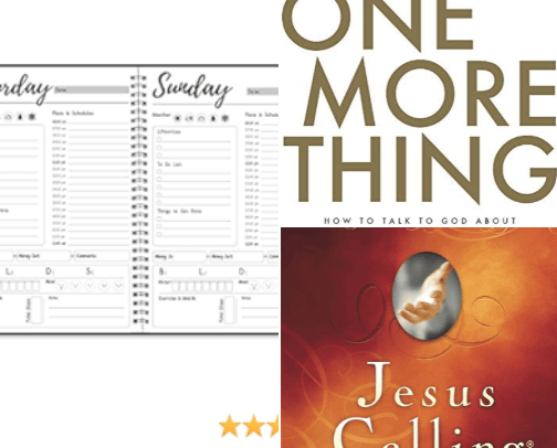 Planners, books cover photo collage