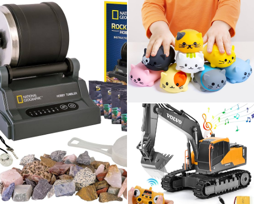 Super weird, but kind of cool toys cover photo collage