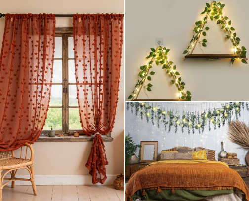 Boho, Cozy and Moody House Inspo I Love cover photo collage