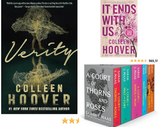 Favorite books and future reads cover photo collage
