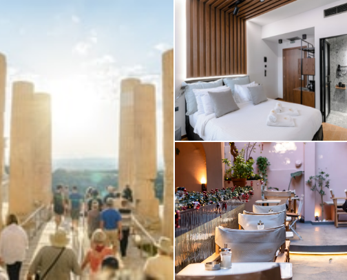 Island Hopping through Greece: A guide from Athens to Santorini, Paros and Milos cover photo collage