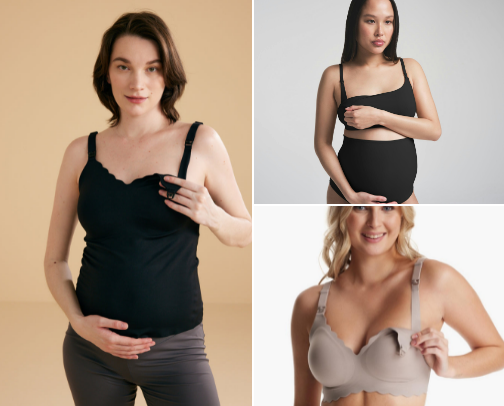BREASTFEEDING FRIENDLY CLOTHING cover photo collage