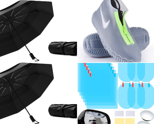 The Rainy Season Survival Guide. cover photo collage