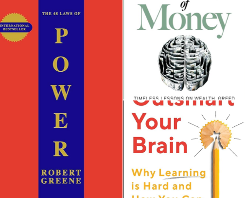 5 Life-Changing Mindset & Money Books for Your 20s cover photo collage