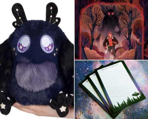 Gifts for Mothman Lovers cover photo collage