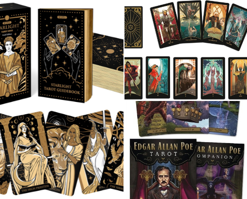 My Favorite Tarot Decks cover photo collage