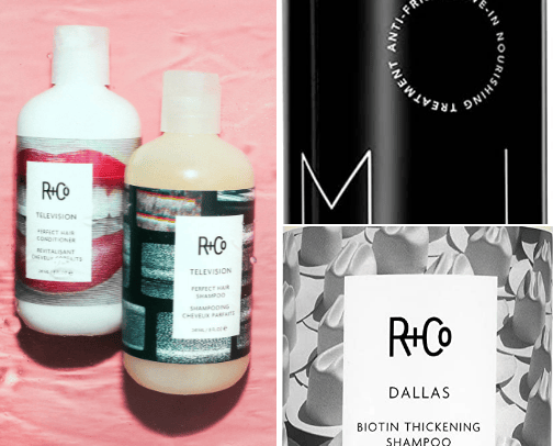 Hair products cover photo collage