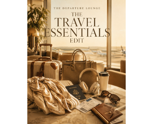 The Travel Essentials Edit cover photo collage