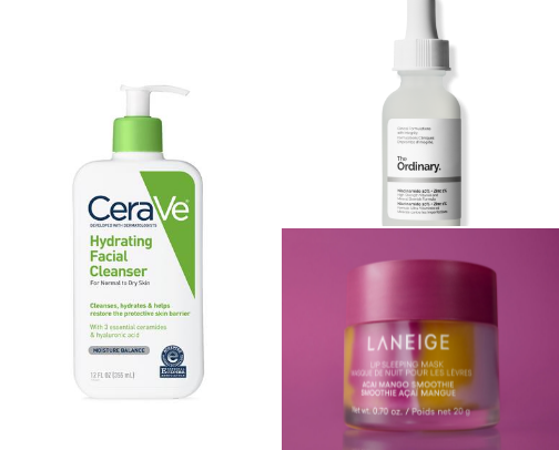 Skin care🦋 cover photo collage