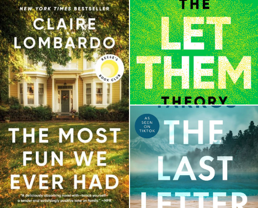 My favorite book recs cover photo collage