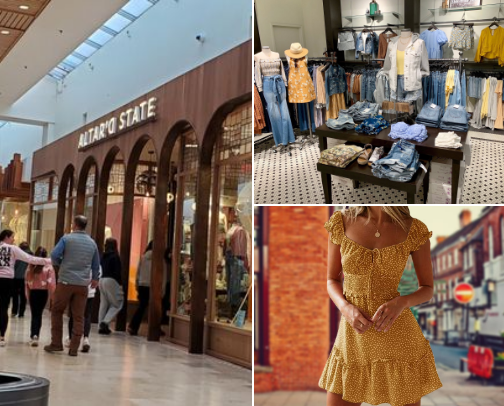 Trendy Clothing cover photo collage