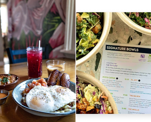 Charlottesville VA food cover photo collage