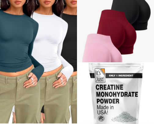 Gym Essentials para Mujeres Ocupadas 💪 | Ropa, Suplementos y Favoritos Reales cover photo collage