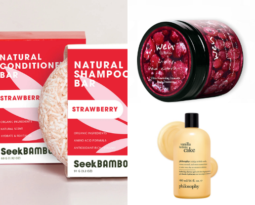 Shower products to smell amazing cover photo collage