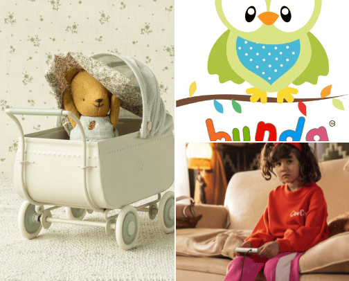 Favorite baby and children's equipment shop in several regions in Indonesian cover photo collage