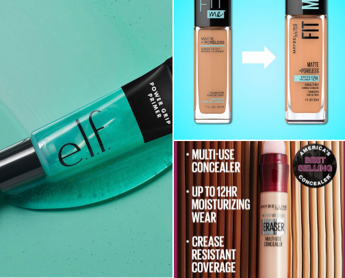 Drugstore Makeup Essentials That Actually Work cover photo collage