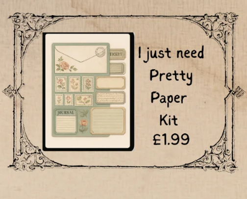 Pretty Digital Paper Kits cover photo collage