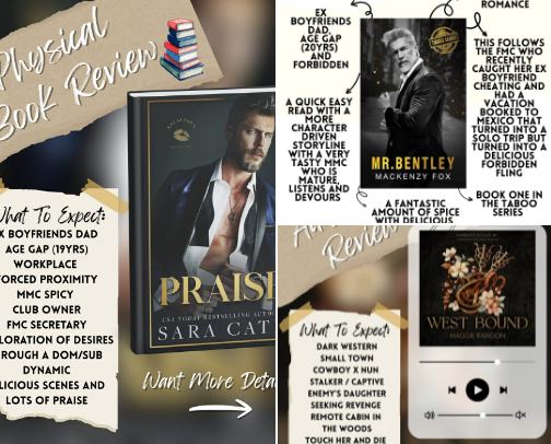 Ex Boyfriends Dad Adult Romance Book Recommendations 📚 cover photo collage