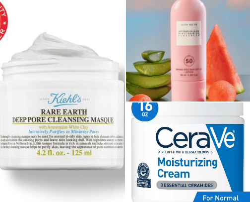Skincare for oily skin cover photo collage